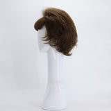 SYNTHETIC WIG SHORT BANGS DARK BROWN LEFT