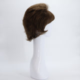 SYNTHETIC WIG SHORT BANGS DARK BROWN RIGHT