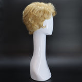 SYNTHETIC WIG SHORT LIGHT BLONDE LOOSE CURLS RIGHT