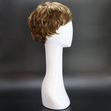 SYNTHETIC WIG SHORT PIXIE HONEY BROWN BLONDE HIGHLIGHTS RIGHT