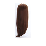 SYNTHETIC WIG LONG BURGUNDY SYNS-BURGUNDY33 LIGHT BROWN 845 BACK