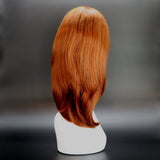 SYNTHETIC WIG LONG STRAIGHT BRIGHT RED BACK