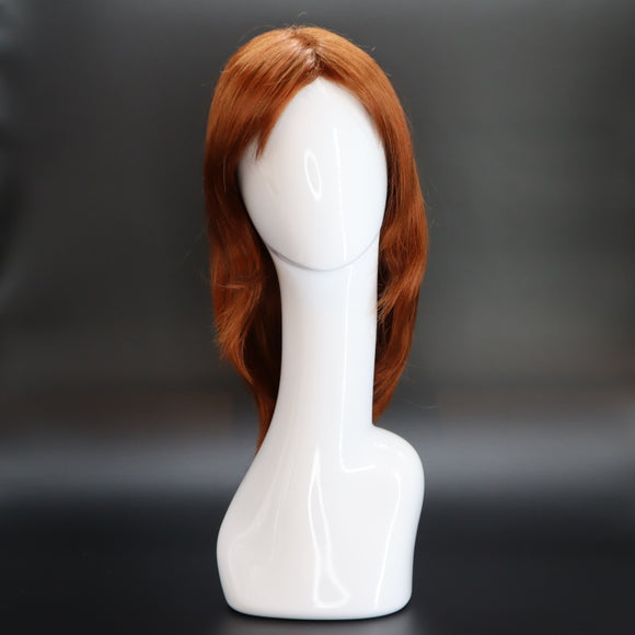 SYNTHETIC WIG LONG STRAIGHT BRIGHT RED FRONT