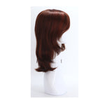 SYNTHETIC WIG MEDIUM LONG BURGUNDY SYNS-BURGUNDY HIGHLIGHT RED BROWN 844 RIGHT