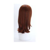 SYNTHETIC WIG MEDIUM LONG RED BROWN SYNS-CHESTNUT RED BROWN 843 BACK
