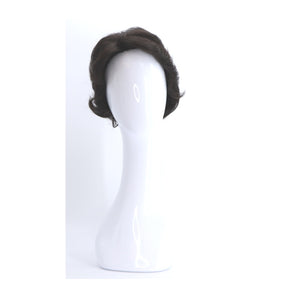 SYNTHETIC WIG SHORT BROWN BLACK SYNS-DARKEST BROWN BLACK 834 FRONT