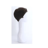 SYNTHETIC WIG SHORT DARK BROWN  SYNS-DARK BROWN 4833 RIGHT