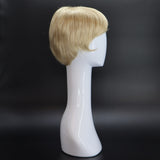 SYNTHETIC WIG SHORT PIXIE PLATINUM BLONDE RIGHT