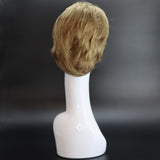 SYNTHETIC WIG SHORT SOFT CURL LIGHT BROWN BACK