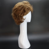 SYNTHETIC WIG, SHORT WITH LOOSE WAVE, LIGHT BROWN AND DARK BLONDE HIGHLIGHTS 819