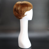SYNTHETIC WIG SHORT REDDISH BROWN BLONDE HIGHLIGHTS RIGHT