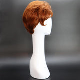 SYNTHETIC WIG SHORT WAVY ORANGE RED 813 RIGHT